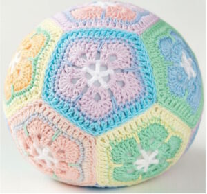 Crochet Pentagon Ball – Free Pattern for Kids
