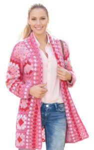 Granny Square Cardigan – Free Crochet Pattern