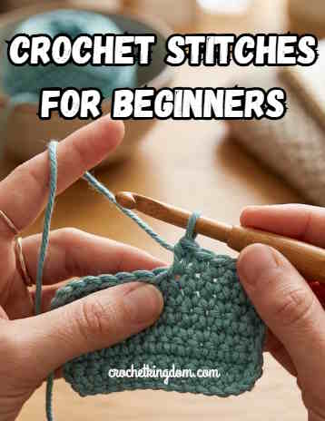 Crochet stitces for beginner with quick video tutorials
