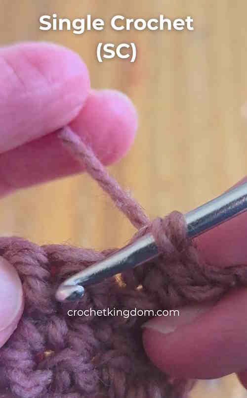 How to Make Single Crochet sc