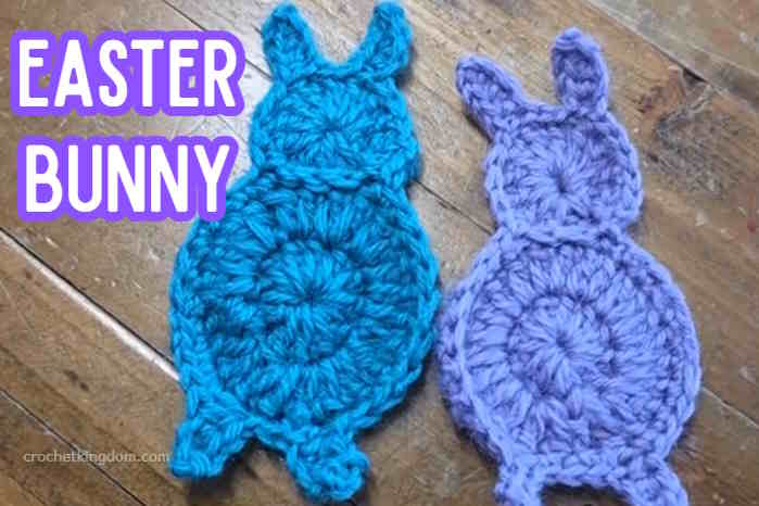 Crochet easter bunny easy motifpattern
